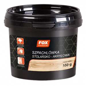 FOX SZPACHLÓWKA STOLARSKA 150G ŚWIERK