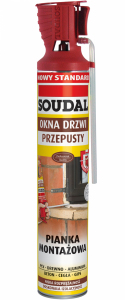 Piana montażowa wężykowa 770ml 2016GG (SOUDAL)