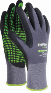 RĘKAWICE NYLONOWE 'NITRILE FLEX PVC DOTS' 11 POWERMAX