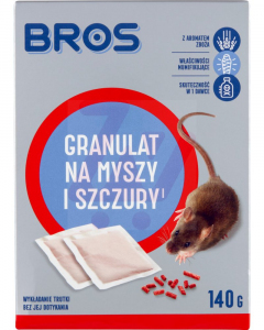 GRANULAT NA MYSZY I SZCZURY 140G [BROS]