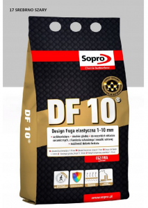 FUGA SOPRO DF10 SREBRNO SZARY 17 / 2KG