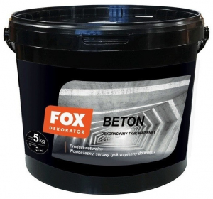 BETON DEKORACYJNY 5KG FOX (3m2)