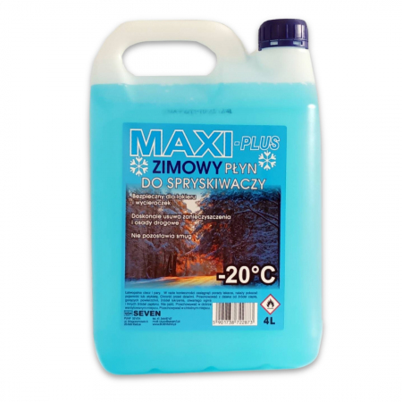 PŁYN DO SPRYSKIWACZY 4L MAXI PLUS -20C ZIMOWY