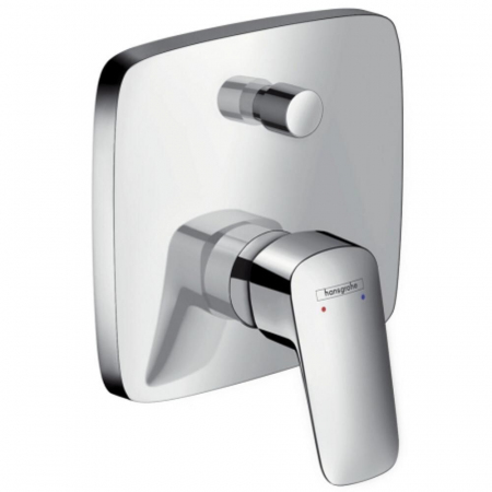 BATERIA WANNOWA PODTYNKOWA 'LOGIS' ELEMENT ZEWNĘTRZNY CHROM [HANSGROHE]