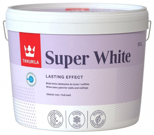 Farba lateksowa Tikkurila Super White 10l