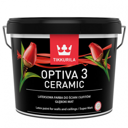 Farba Tikkurila Optiva 3 Ceramic Super Matt baza A 2,7l