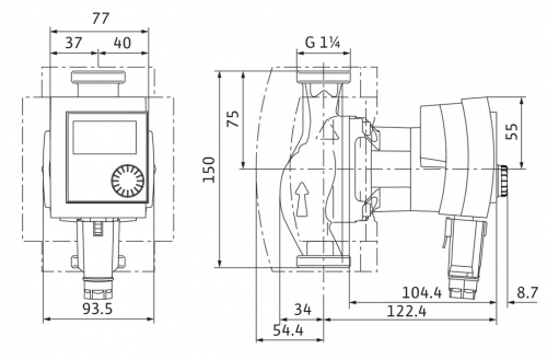 POMPA STRATOS PICO Z 25/1-4 {wilo}