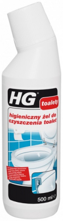 HG HIGIENICZNY ŻEL DO CZYSZCZENIA TOALET 0,5L