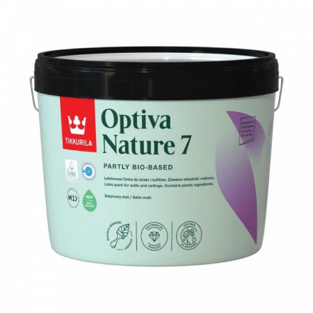 OPTIVA SATIN MAT 7 NATURE Baza A 0.9L TIKKURILA