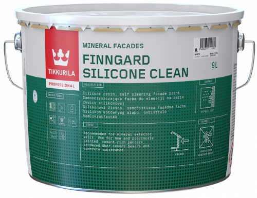 FARBA ZEW. FINNGARD SILICONE CLEAN BAZA A 9L TIKKURILA