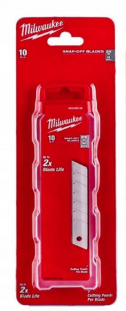 MILWAUKEE WYMIENNE OSTRZE ŁAMANE 18 MM (10 sztuk)