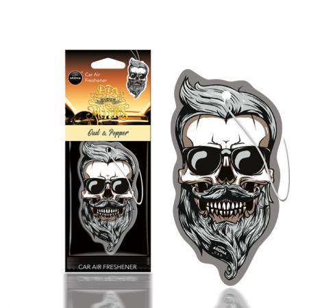 ZAWIESZKA DO AUTA MUERTOS OUD&PEPPER ZAPACH [AROMA CAR]