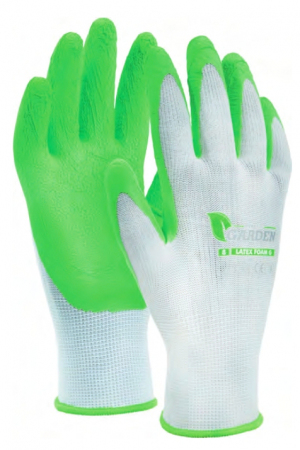 RĘKAWICE POLIESTROWE LATEX FOAM G 8' PERFECT STALCO