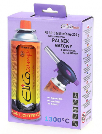 PALNIK GAZOWY ELICO + GAZ 220G