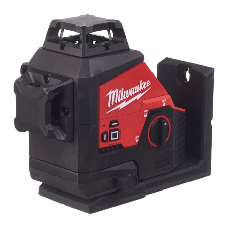 MILWAUKEE Laser 3-płaszczyznowy 360 akumulatorowy m12 zielona wiązka 50m XXX - M123PL-0C