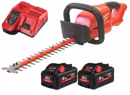 MILWAUKEE M18FHT45-802 NOŻYCE DO ŻYWOPŁOTU AKUMULATOROWE 18V + 2x 8.0Ah