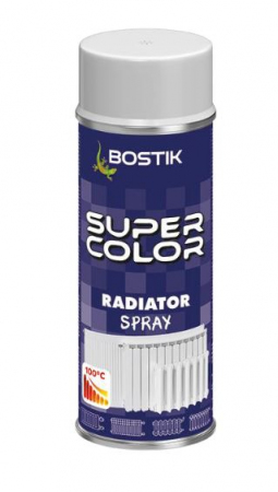 LAKIER DO KALORYFERÓW I GRZEJNIKÓW RADIATOR SPRAY BIAŁY POŁYSK 400ML [BOSTIK]