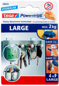 PLASTRY TESA POWERSTRIP 58826 4SZT LARGE