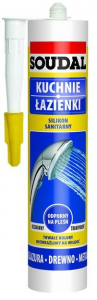 SILIKON SANITARNY BEZBARWNY SOUDAL 280ML