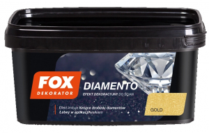 FARBA DEKORACYJNA DIAMENTO GOLD KOLOR 6 ,1L FOX