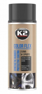 GUMA W SPRAYU COLOR FLEX CZARNY MAT [K2]