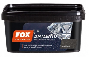 FARBA DEKORACYJNA DIAMENTO CARBON 0007 FOX 1L