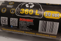 WORKI BUDOWLANE TRANSPARENTNE 360L 10 SZT. [BORAMAX]