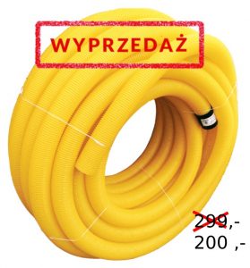 Rura drenarska PVC-U 80 z otworami (50m)