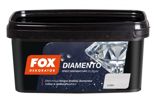 FARBA DEKORACYJNA DIAMENTO LUNA 1 KOLOR 4, 1L FOX