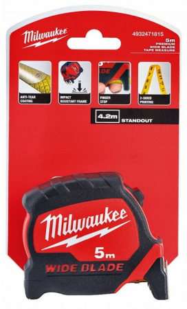 MILWAUKEE Taśma miernicza Premium Wide 5m