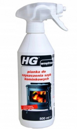 HG PIANKA DO CZYSZCZENIA SZYB KOMINKOWYCH 500ML SPRAY