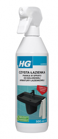 HG CZYSTA ŁAZIENKA - PIANKA W SPRAYU DO KOLOROWEJ ARMATURY ŁAZIENKOWEJ 500ML