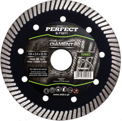 TARCZA DIAMENTOWA 125MM TURBO PERFECT