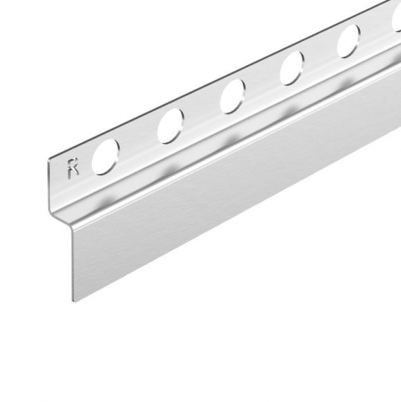 LISTWA SPADKOWA PRZYŚCIENNA PRAWA 120CM INOX [BALNEO]