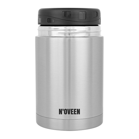 POJEMNIK OBIADOWY TERMOS 800ML KOLOR SILVER [NOVEEN]