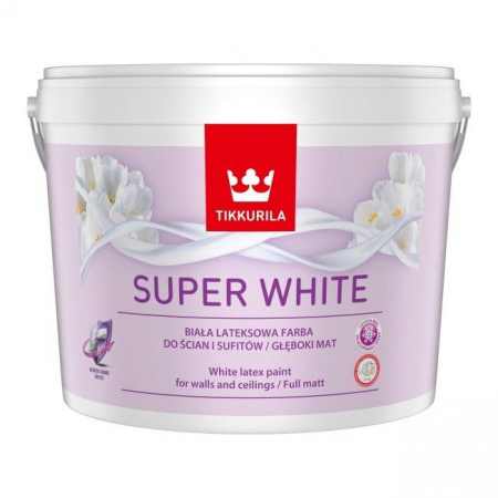 Farba lateksowa Tikkurila Super White 10l