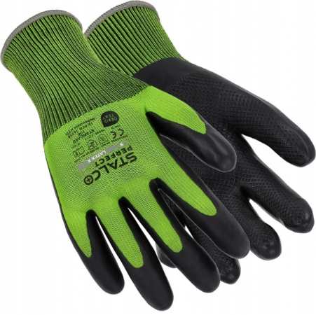 RĘKAWICE POLIESTROWE „LATEX X” 11 [STALCO PERFECT]
