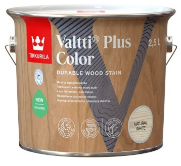 FARBA IMPREGNAT TIKKURILA VALTTI PLUS COLOR NATURAL WHITE 2,5