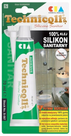 SILIKON 70ML SANITARNY BEZBARWNY