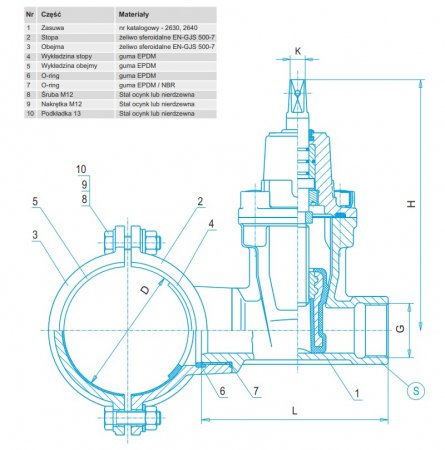 Nawiertka NWZ PCV/PE 90/40 Akwa
