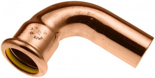 ŁUK NYPLOWY 90st. fi.28 PRASA COPPER GAS KAN THERM