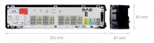 LISTWA CENTRALNA OGRZEWANIA PODŁOGOWEGO BEZPRZEWODOWA KL08RF, 8 STREF, KOMPATYBILNA Z URZĄDZENIAMI SERII iT600RF SALUS