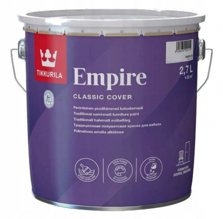 EMALIA ALKIDOWA EMPIRE CLASSIC COVER BAZA A 2,7L TIKKURILA