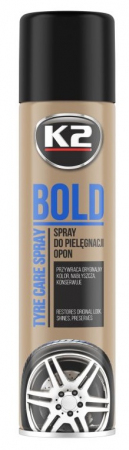 BOLD ŚRODEK DO CZYSZCZENIA I KONSERWACJI OPON 600ML K2