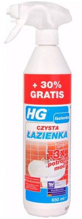 HG CZYSTA ŁAZIENKA PIANKA W SPRAYU 3xPOTRÓJNA MOC 650ml