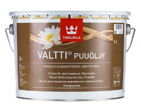 OLEJ DO DREWNA ZEW. VALTTI PUUOLJY WOOD OIL 10/9L TIKKURILA