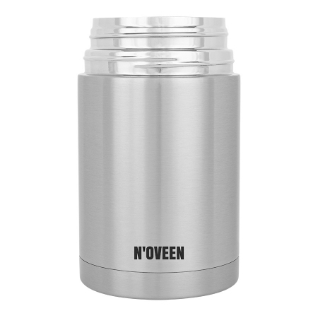 POJEMNIK OBIADOWY TERMOS 800ML KOLOR SILVER [NOVEEN]