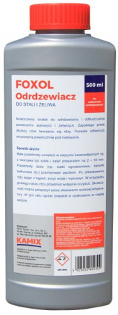 ODRDZEWIACZ DO STALI I ŻELIWA 500ML FOXOL KAMIX