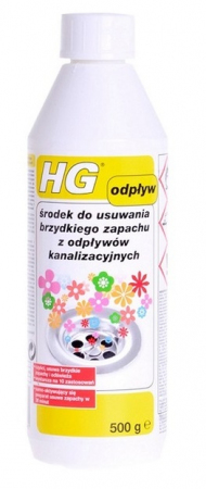 HG ŚROD DO USUWANIA BRZYD ZAPACHU Z ODPŁYWÓW 500ml