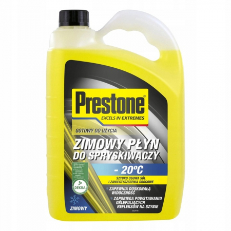 PŁYN DO SPRYSKIWACZY ZIMOWY -20C 4L (PRESTONE)